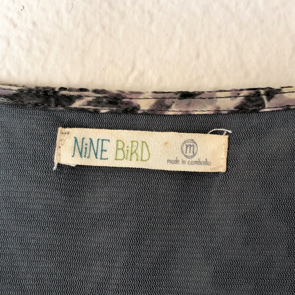 Nine Bird Purple and Gray Dress - Picture 8 of 8